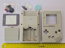 NINTENDO GAMEBOY ORIGINAL GBO FULL REPLACEMENT CONSOLE SHELL KIT Grey BRAND NEW!
