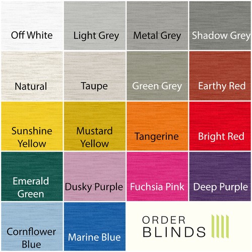 Waterproof Roller Blinds Made To Measure in 18 Textures Bathroom, Kitchen Blind - Picture 2 of 6