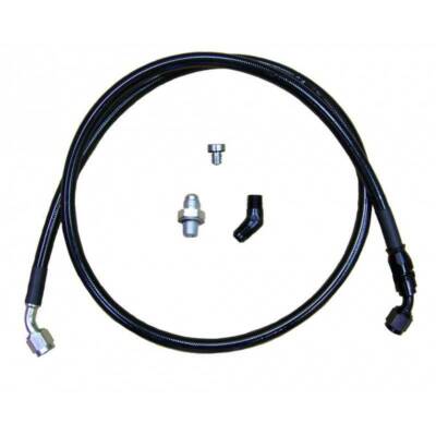 Fleece Performance Remote Turbo Oil Feed Line Kit For 2004.5-2010 6.6L Duramax