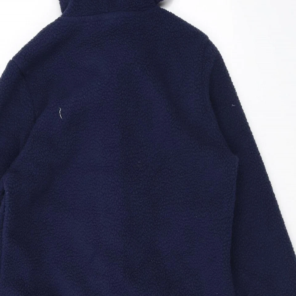 D&Co. Womens Blue Overcoat Coat Size XS Zip - Hooded - Image 4 of 4