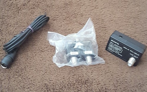 Sony RFU-88UC RFU Adapter & ANS-36 (C2A6) Switch TV Antenna VTR + Cord New