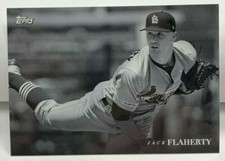 Jack Flaherty 2020 Topps On Demand Black & White Base Card #45 CARDINALS SP /672