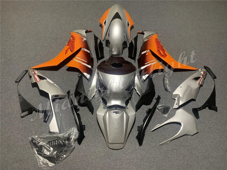 Orange Silver Black Fairing Kit for 2012-2016 Honda CBR1000RR ABS Injection Body Foto 2 de 4