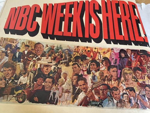 1966 NBC Week Large Gatefold Zeitungseinlage, Star Trek NBC TV 60er, selten. Presse - Bild 18 von 24
