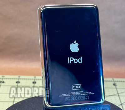 iPod Classic Taptic iMod 80GB → 512GB Upgrading an iPod classic | 512GB SD card, Taptic engine, 3000mah