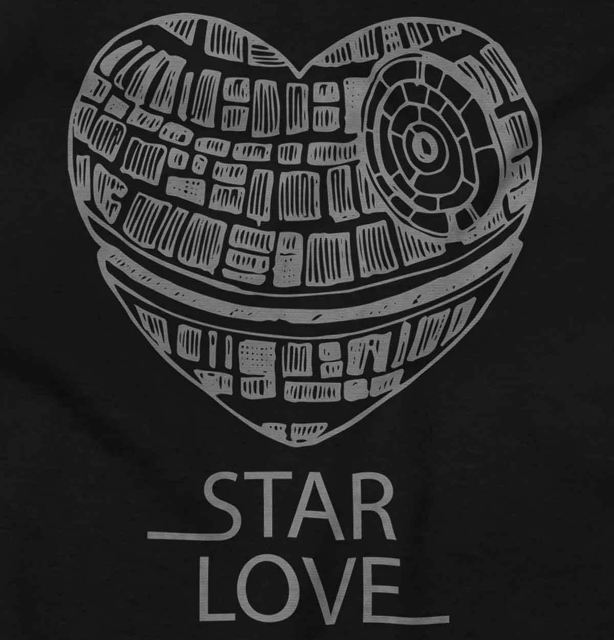 Felpa con cappuccio da donna Nerdy San Valentino Space Movie Star Love