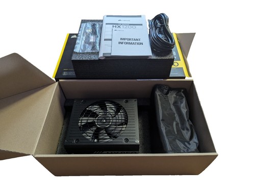 Corsair AX1500i PSU 80+ Titanium Full Modular Power Supply all