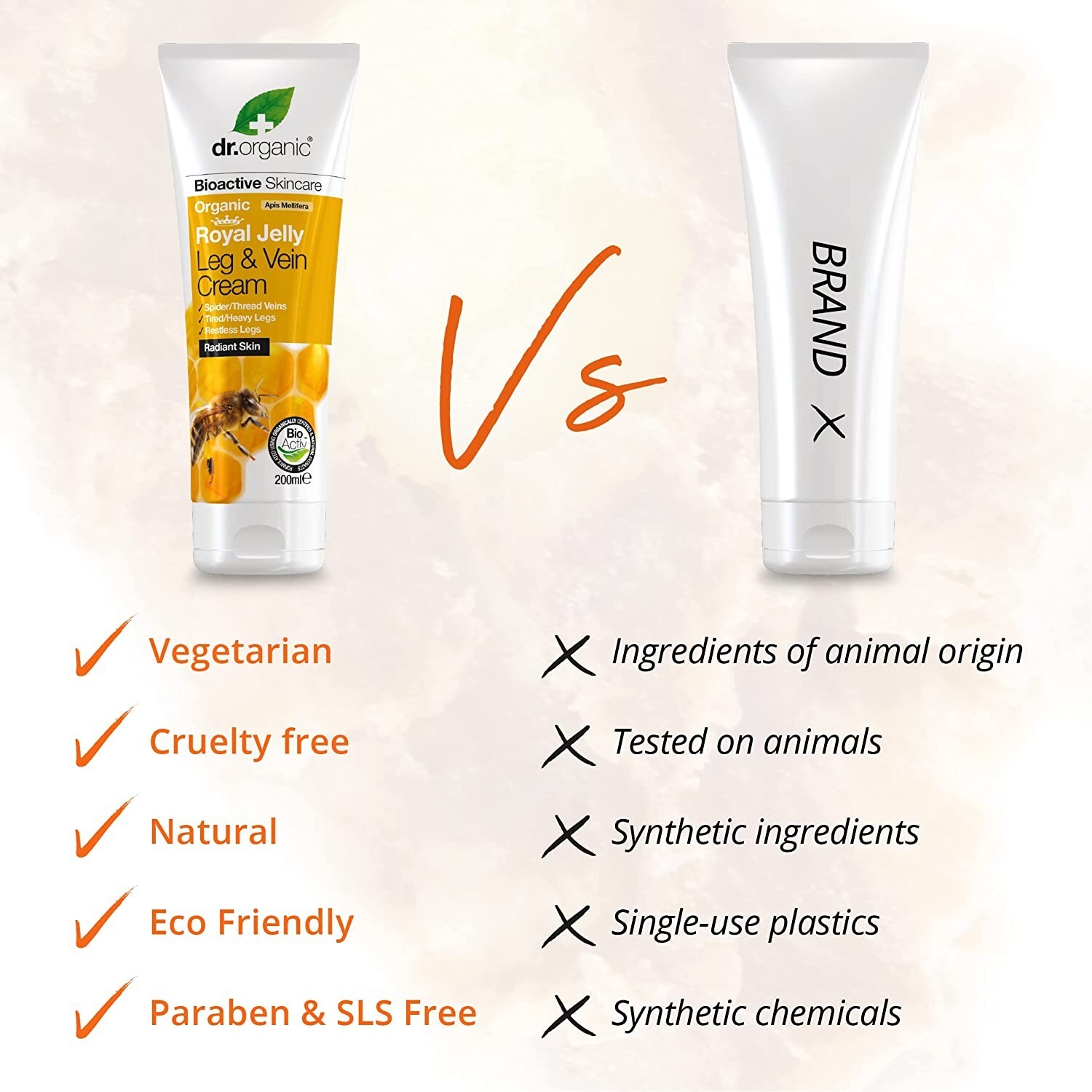 D'R ORGANIC Royal Jelly Leg And Vein Cream, 200ml eBay