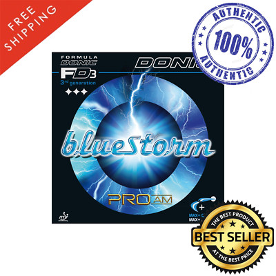 Donic Bluestorm Pro AM Table Tennis & Ping Pong Rubber, Ships in 10 Business Day