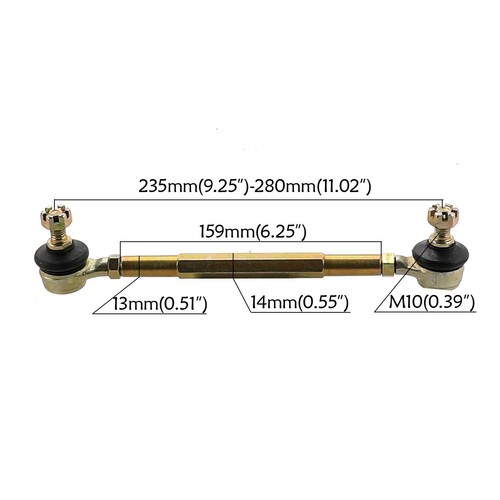 REINHOCH Spoorstang voor o.a. Mercedes-Benz, Carbodies - RH02-3019