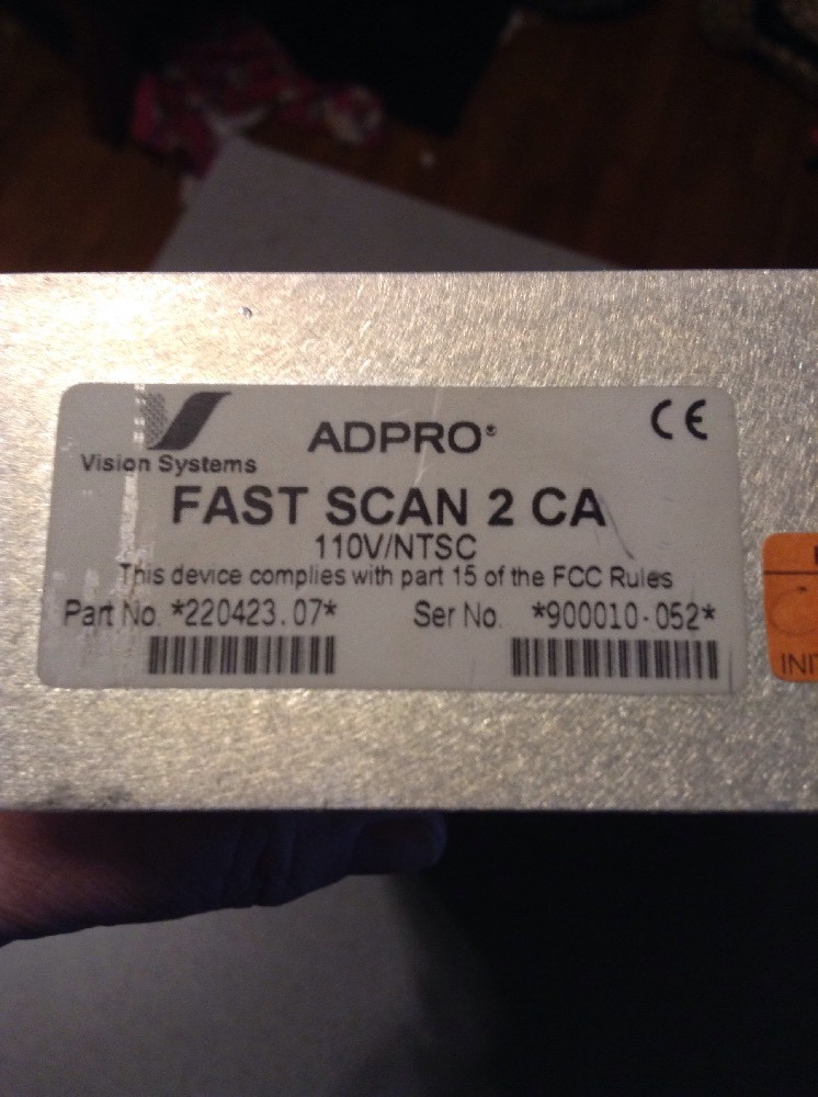 ADPRO Fast Scan 2CA ADPRO Fast Scan Remote Video Transmitter 220423.07 ...