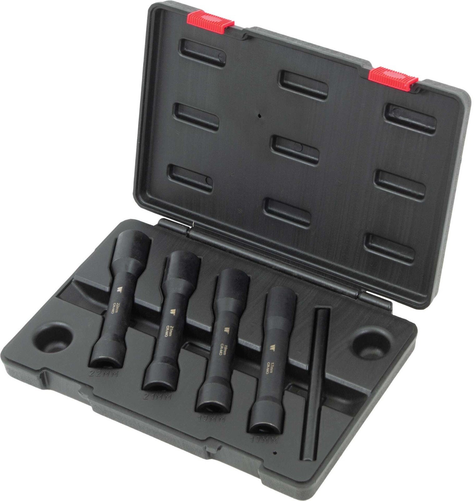 WELZH WERKZEUG Twist Socket Set; Long, 17, 19, 21, 22mm, 1/2''