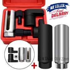 5Pcs Oxygen Sensor Socket Remover Set with Case & 1/2Pcs 22mm Sensor Socket Tool