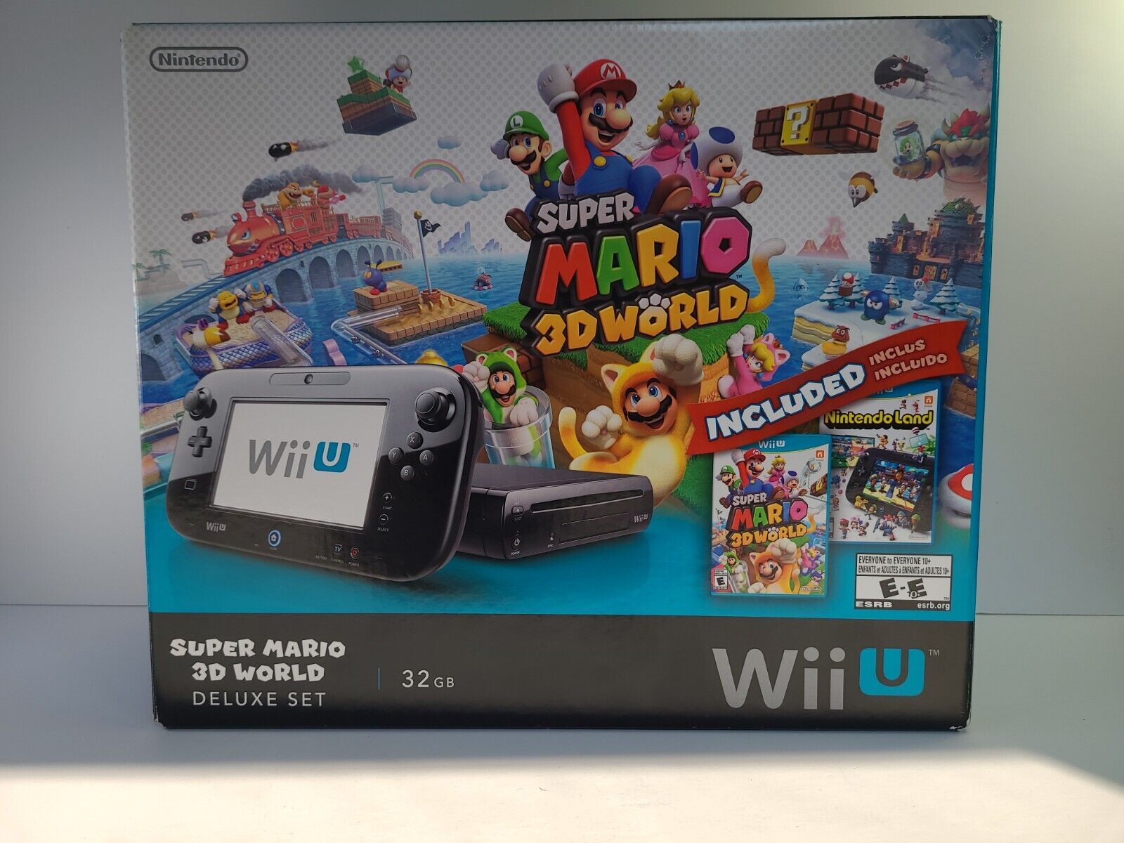 Nintendo Wii U Deluxe Set: Super Mario 3D World and Nintendo Land - video  gaming - by owner - electronics media sale 