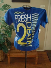  Clothing fresh 2 Death blue tee shirt s/s size small new with tags A-LAB