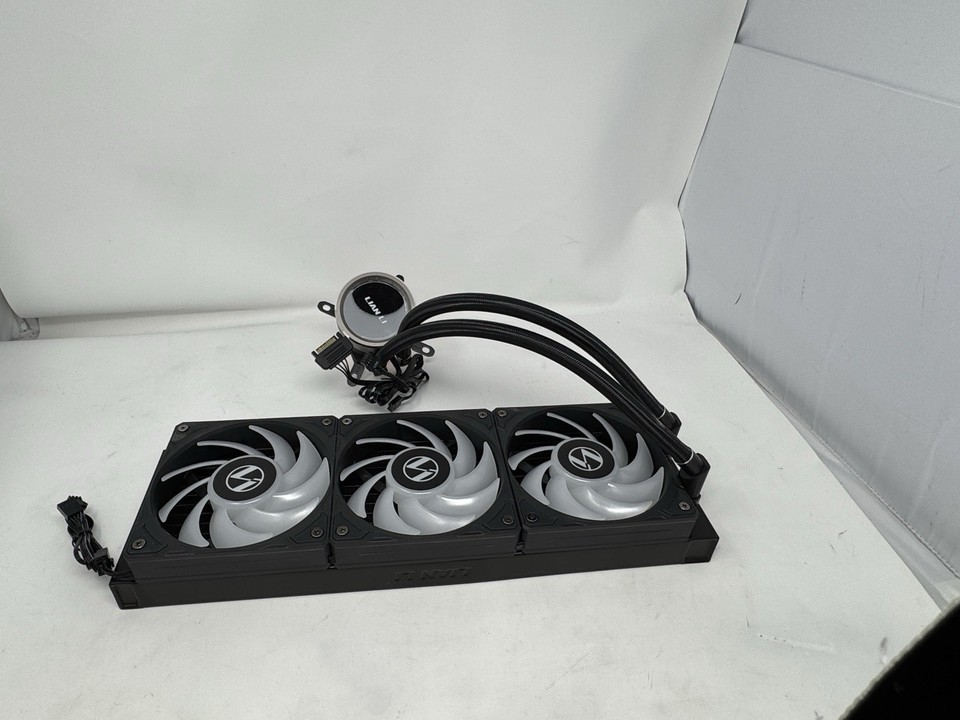 Lian Li 360mm Galahad II Trinity AIO Cooler w/ ARGB Fans- New w/ dented ...