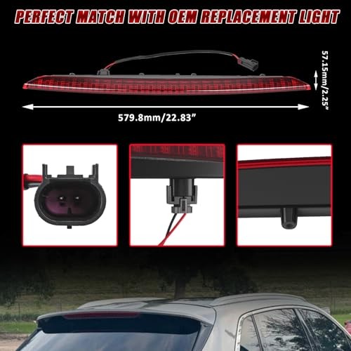 FA1Z-13A613-AB Third Brake Light Compatible With Lincoln Vehicle 2016 2017 - Picture 5 of 7