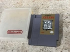 The Legend of Zelda NES Nintendo Grey Cartridge Classic Series w/ Clear Case