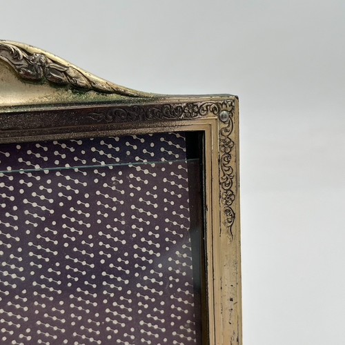 Antique Etched Silver Plate Picture Frame with Glass 5x7 Photos Victorian Farm - Picture 7 of 20