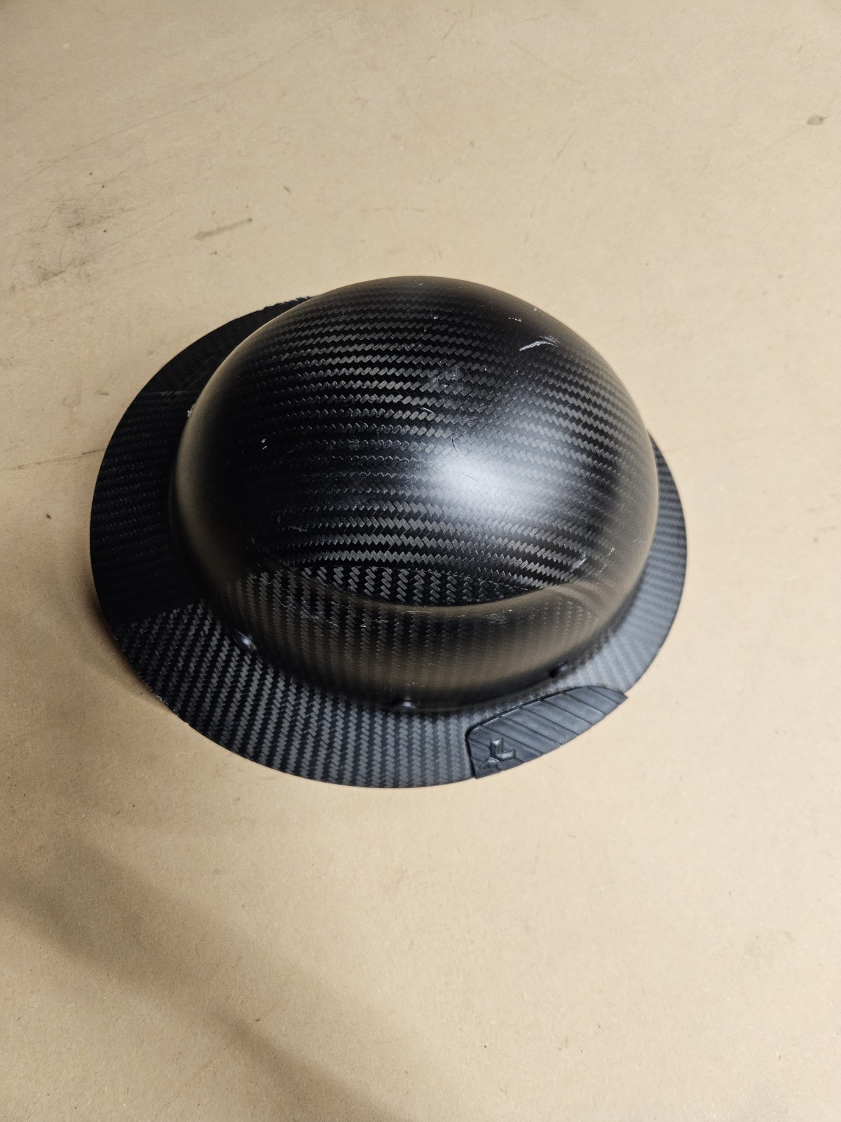Lift Safety Dax Carbon Fiber Full Brim Hard Hat Black Used S