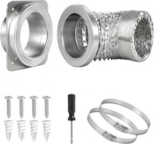 Magnetic Dryer Vent Connector Kit Airtight Seal Magnetic Dryer Vent Coupling Eas