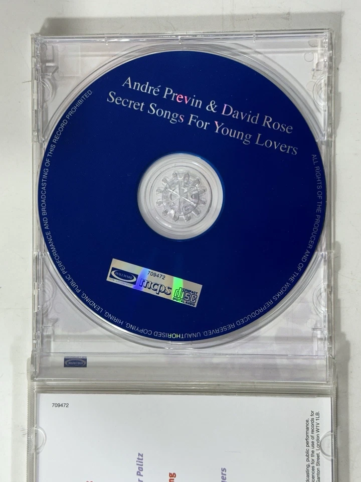 Andre Previn David Rose Like Young: Secret Songs For Young Lovers  CD JAZZ Foto 3 de 4