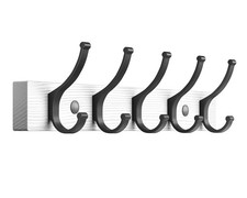 Optish Coat Rack Wall Mount, 16.5 Inches Wood Coat Hooks Wall Mount, Wall Coat