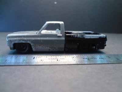M2 Machines 1973 Chevy Cheyenne Super 10 unrestored to  paint shop - Loose 1:64