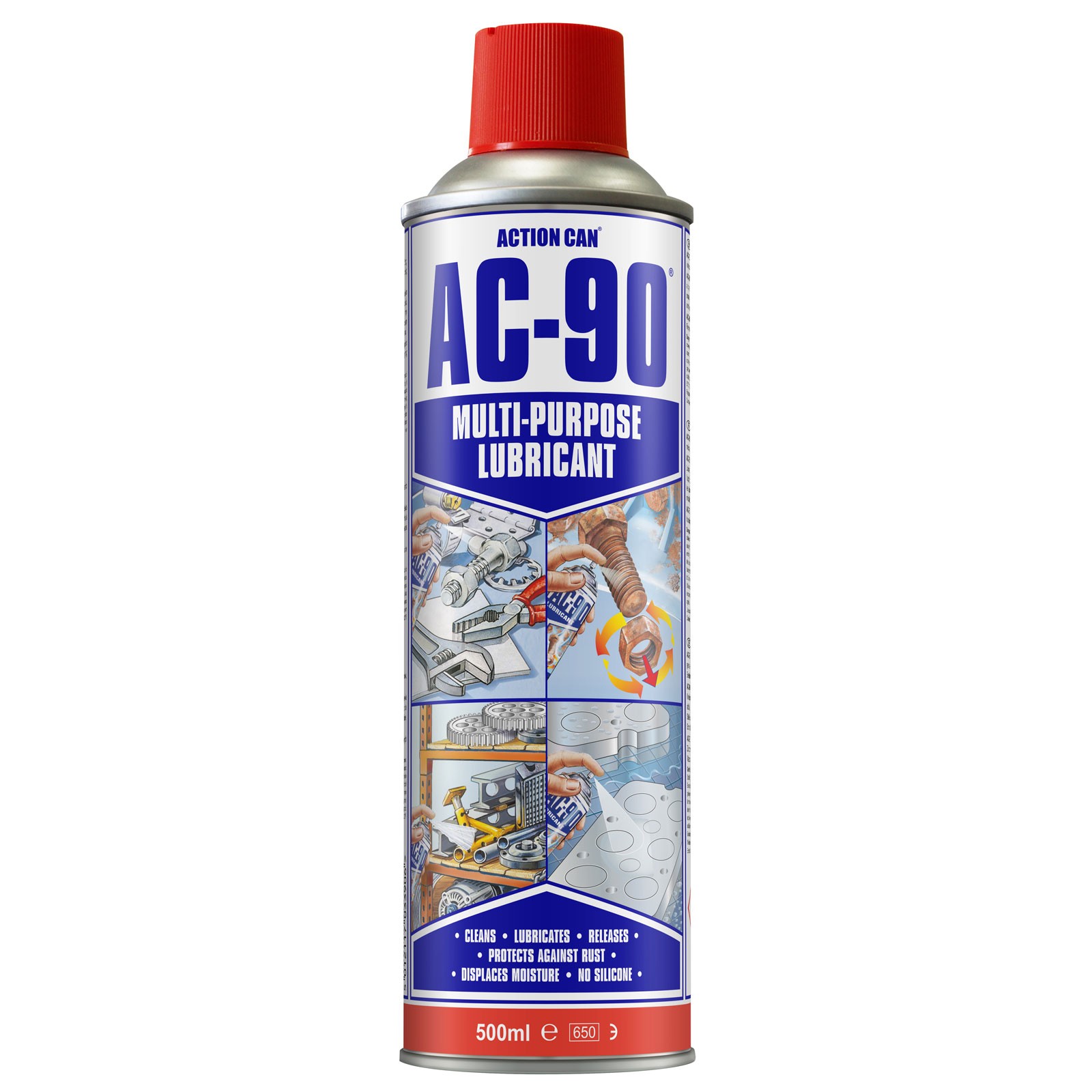 Action Can AC-90 Multipurpose Lubricant 500ml Aerosol