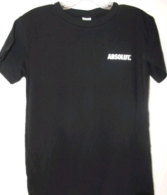  ABSOLUT Vodka Black T Shirt  ABSOLUTPLANET Planet Earths Favorite Men's Sz M