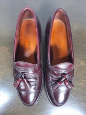 Men’s Allen Edmonds Burgundy Tassel Loafer 9.5 B “Harvard” Model Made In USA