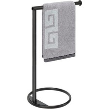 L Shape Hand Towel Rack Stand Stable Standing Towel Holder Bar for Bathroom