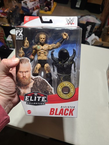 WWE Mattel Elite Aleister Black Series 85 Wrestling Figur NXT AEW Malakai Black