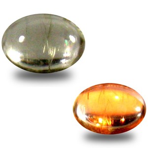 0.79 ct Lovely Oval Cabochon Shape (7 x 5 mm) Un-Heated Color Change Diaspore