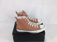 Converse Trainers Chuck Taylor All Star Hi High CTAS Fur Lined Uk Size 4.5 Kids