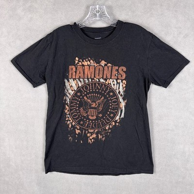 Ramones Punk Rock Band  1234 Brand , Black Cotton, T-shirt, Size L