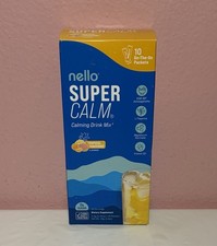 NELLO SUPER CALM Calming Drink Mix Tropical Tangerine 10 On-The-Go Packs