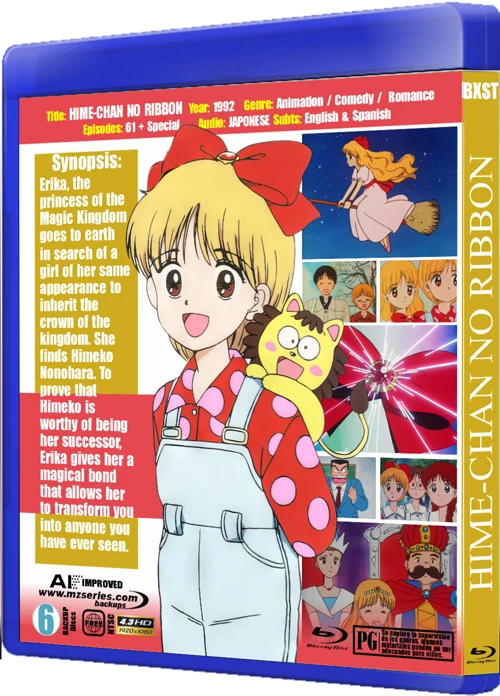 Hime-chan no Ribbon tvseries japanese - English & spanish subtitles 1080 4.3 AI - Image 2 of 4