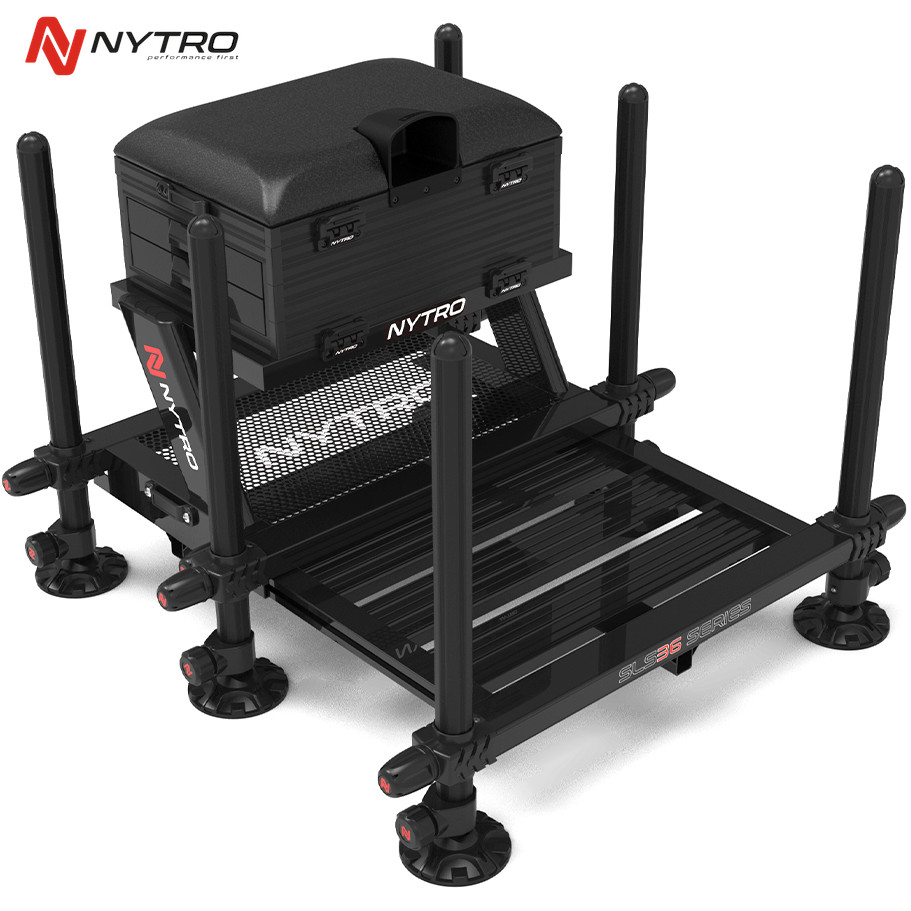 Nytro SLS36 Feeder Station Seatbox Fishing Seat box Chair System 21500004 NEW