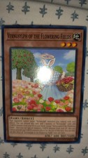 Yu-Gi-Oh! TCG Vernuslyph Of The Flowering Fields Unlimited POTE-EN018 Common NM