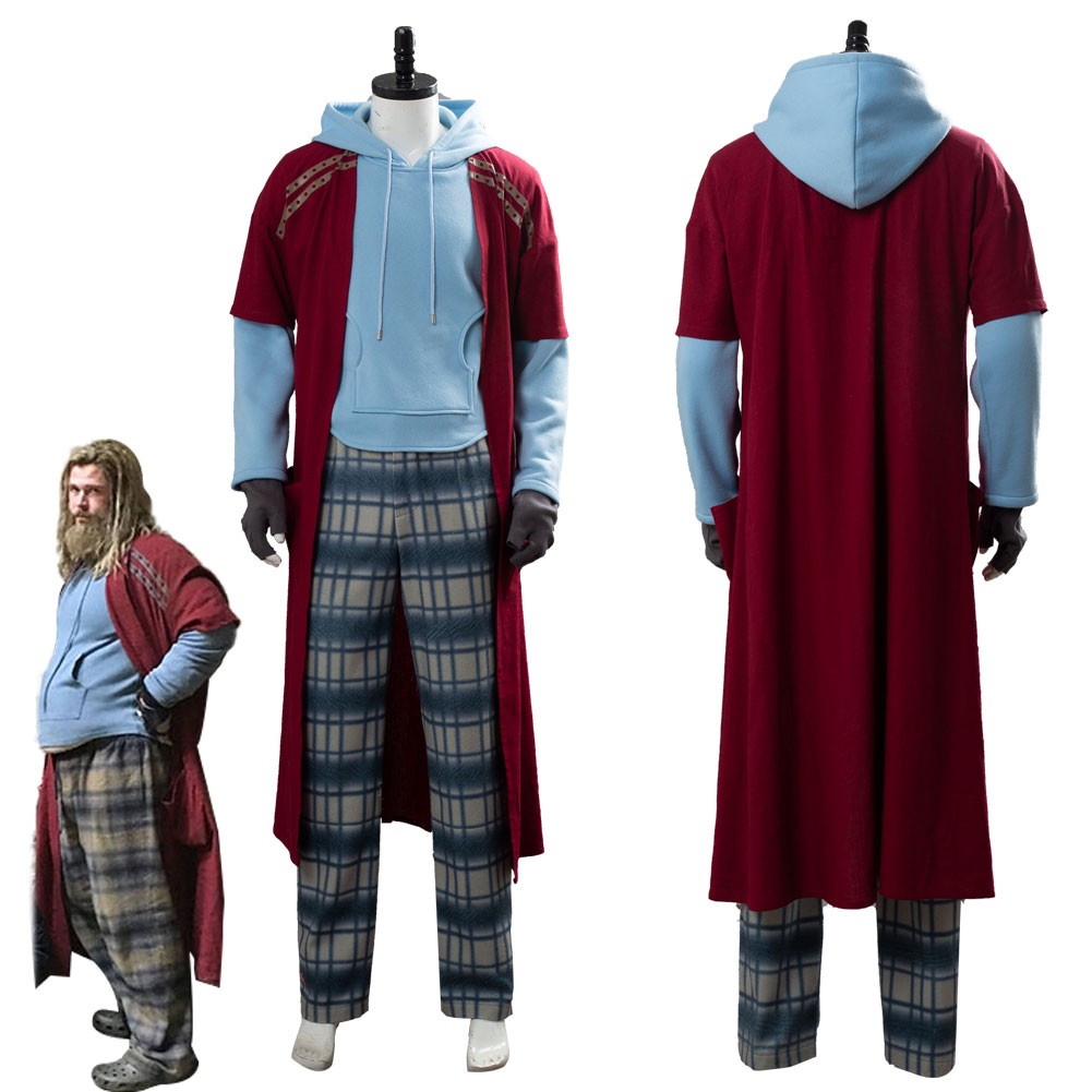Avengers Endgame Fat Thor Cosplay Costume Fat Thor Hoodie Coat