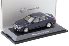 1:43 Kyosho Mercedes E-Class Limousine W212 Cavansite Blue 2013 Dealer Version