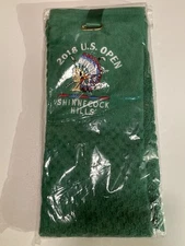 USGA 2018 US Open Golf Bag Towel Shinnecock Hills Green Embroidered NEW