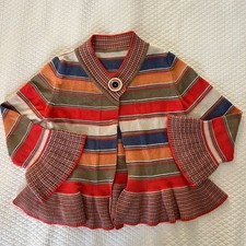Marks  Spencer Multicolor Striped Knit Cardigan   7/8