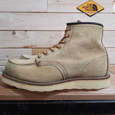 Red Wing Boots 8173 Classic Moc US:7E Suede/Leather Beige Red Wing Boots 8173 Classic Moc US:7E Suede/Leather Beige