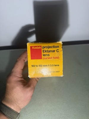 Kodak Projection Ektanar C Lens (Curved-Field) Vintage In Box Slide Projector 