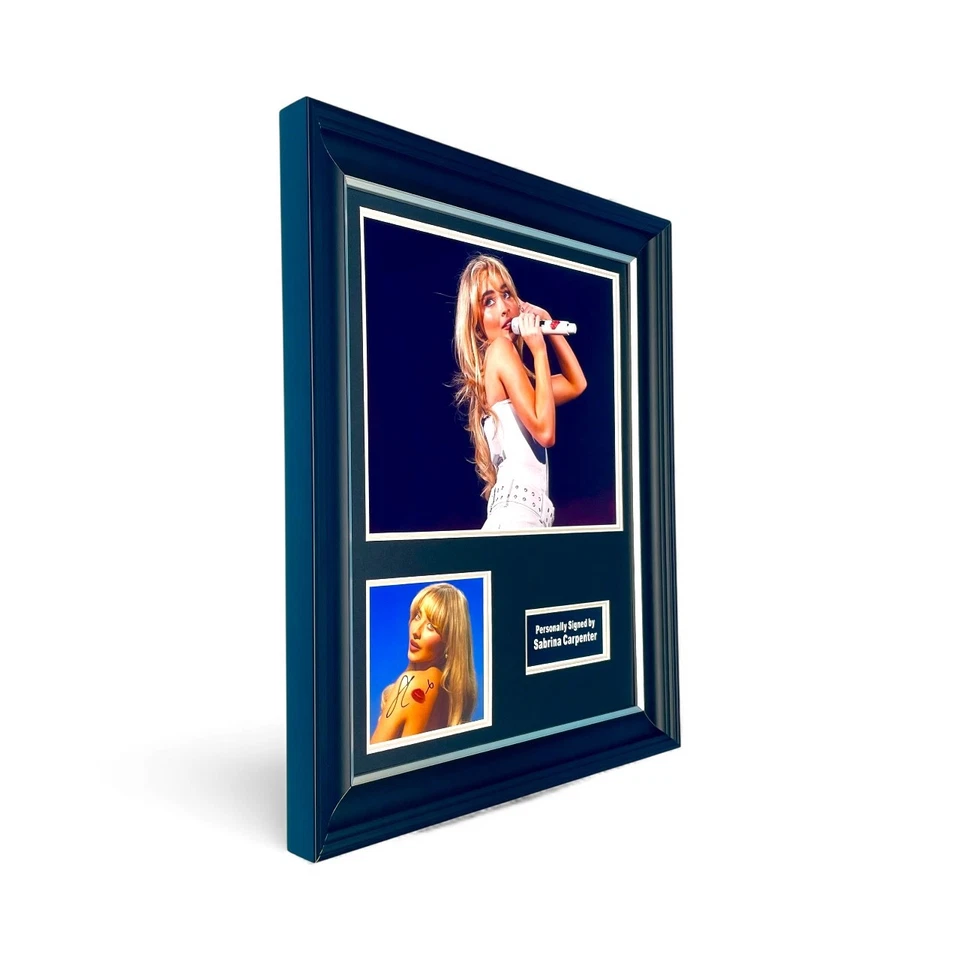 Sabrina Carpenter  SIGNED Short N' Sweet Artwork Display & COA Autographed Music - Image 2 of 4