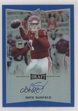 2016 Leaf Metal Draft Blue Prismatic 36/50 Nate Sudfeld #BA-NS1 Auto 0l2