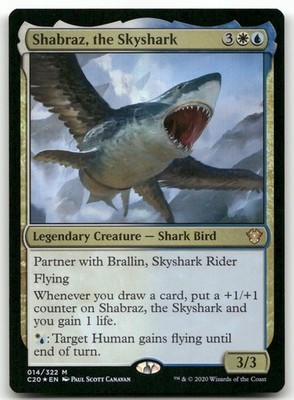 Shabraz, the Skyshark #14 (Foil) (NM) Commander 2020 C20 Magic MTG