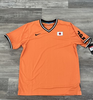 Nike L SB x Parra Shirt Orange Japan Federation Kit Jersey Olympic CU0009-806